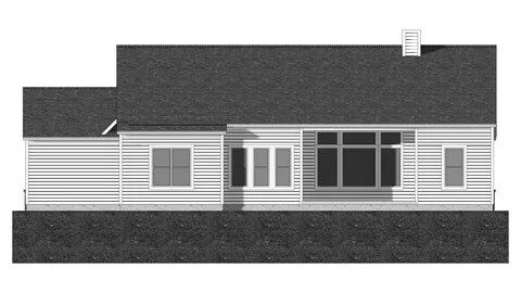 The Addison house plan, exterior view 3